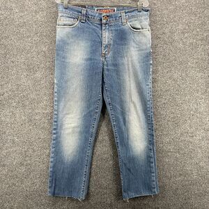 Vintage Levis 510 Jeans Mens 34 Blue Super Straight Stretch Denim‎ 90s Casual